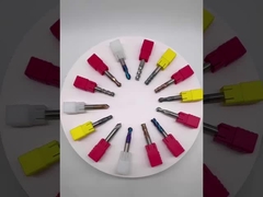 Flutes curtas extremidades extra longas moinhos de canto raio final moinho Naco4 revestido de carburo moinho final 5mm