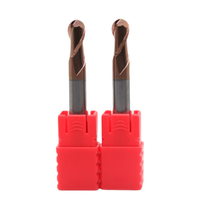 3mm Dia R1.5*3*6*3*50 2Flutes TiAISiN Carbide Ball Nose End Mill For Carbon Steel Alloy Steel Cast Iron
