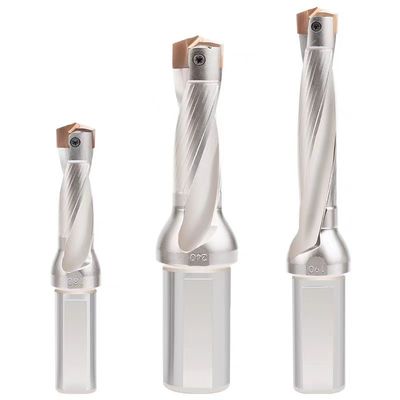 Bom preço Bits de carburo de tungstênio indexável 3D Cnc Deep Hole Drilling Steel Spiral Flute em linha