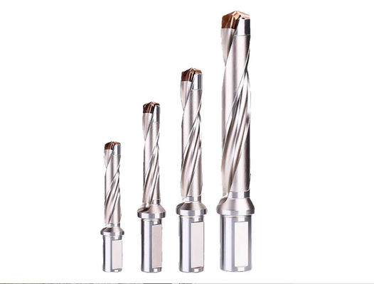 Bom preço 8D Espiral Carbide Crown Drill Bit Tungstênio Aço Espiral Flauta Drill Bit indexável em linha