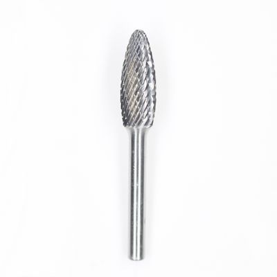 Bom preço SH-1 Forma de chama Solid Tungstênio Carburo Burr 1/4 