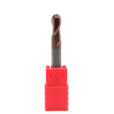 Bom preço 8mm Dia R4*8*16*8*150L 2Flutes TiAISiN Carbide Ball Nose End Mill Para aço carbono liga de aço ferro fundido em linha