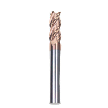 Bom preço 12*30*12*75 TiAISiN revestido 4 flautas planas Carbide Quadrado Fin Mill para aço carbono liga de aço fundição Ferro de corte Diâmetro 12mm em linha