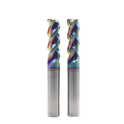 Bom preço 10C0.5*75 3Flutes DLC Coating High Efficiency Solid Carbide Dynamic End Mill for Aluminum Integrated Roughing and Precision Machining (Flutes revestimento DLC de alta eficiência) em linha