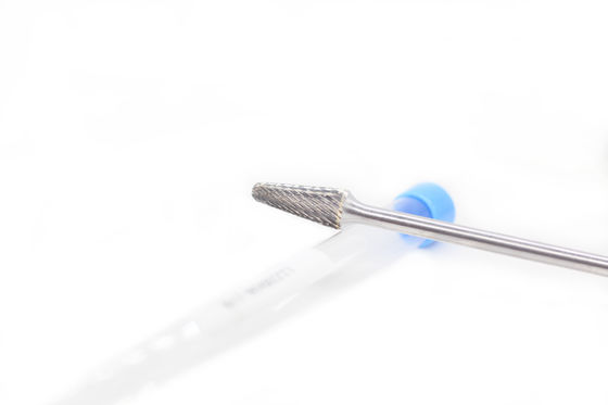 Bom preço Customized L- Ball Nosed Cone Shape Tungsten Carbide Burrs 12*28 Standard Double Cut 6mm Shank With 178 Overall Length em linha