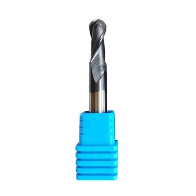 Bom preço 3mm R1.5*3*6*3*50 2 Flutas Moinho de Bolas AITiN Revestido para aço carbono, aço ligado, aço inoxidável, ferro fundido em linha