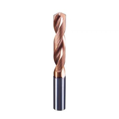 Bom preço HRC55 Solid Carbide Drill Bit 3D Tungsténio Carbide Twist Drills para Metal revestido com TiSiN em linha