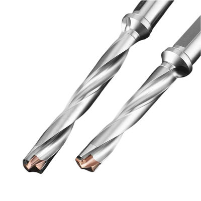 Bom preço 10D Tungsténio de aço coroa de perfuração Bit flauta espiral indexavel Carbide de perfuração Bit ferramentas de perfuração de buracos profundos em linha