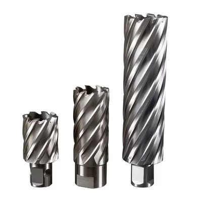 Bom preço OEM 100mm HSS Cutter Anular 19.05mm Shank Cutters de perfuração magnética para buraco profundo em linha