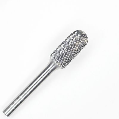 Bom preço 50000Rpm Carbide Burr Ficheiro rotativo Bit Carbide Burr cilíndrico Double Cut 5/8 Inch Dia. em linha