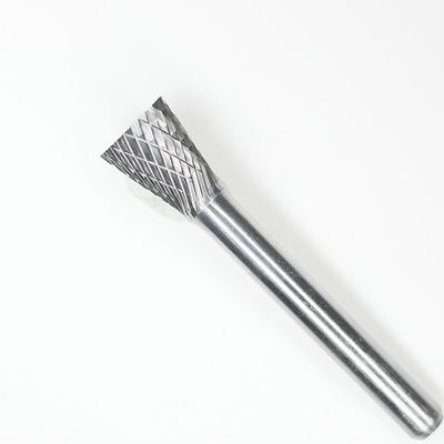 Bom preço SN-4 Carbono de tungstênio Burr em forma de cone invertido com um cabo de furador de 1/4 ' em linha