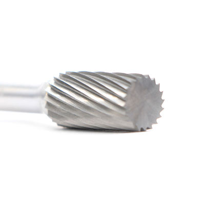12mm SA cilindro Carbide Burrs 6mm Mão sem corte final 70mm comprimento total corte único