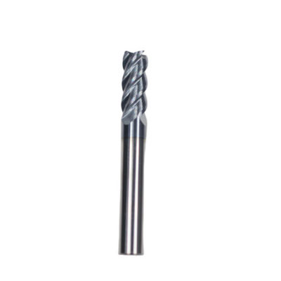 Bom preço HRC60 AITiN Moinho de acabamento de carburo revestido para aço, aço duro, cortador de moinho de raio de canto de carburo de ferro em linha