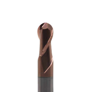 Bom preço 20mm Dia R10*20*40*20*100L 2 flautas TiAISiN Carbide Ball Nose End Mill Para aço carbono liga de aço ferro fundido em linha
