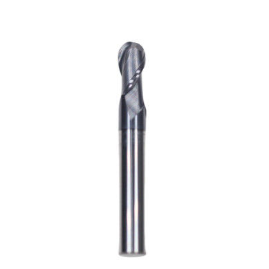 Bom preço 16mm R4*8*16*8*60 2 Flautas Ferramenta de acabamento de esferas AITiN revestida para aço carbono liga aço inoxidável Ferramenta de usinagem de ferro fundido em linha
