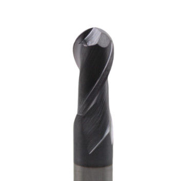 Bom preço 16mm 2 Flutes Ball End Mill R8*16*32*16*100 2 Flutes Ball End Mill AITiN Revestido para aço carbono, aço ligado, aço inoxidável, ferro fundido em linha