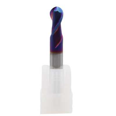 Bom preço 2 flautas HRC65 R7*14*28*14*80 TiAISiN revestido de carburo de esferas de borracha em linha