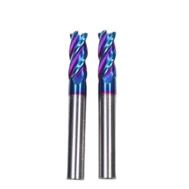 Bom preço 12 mm Diâmetro 12*45*12*100L-4F Moinho de extremo plano TiAISiNX Moinho de extremo quadrado para aço e ferro fundido em linha