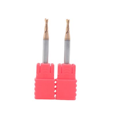 Bom preço 3mm Dia 3*8*6*50 TiAISiN revestido 2 flautas Flat Carbide End Mill Para aço carbono liga de aço ferro fundido em linha