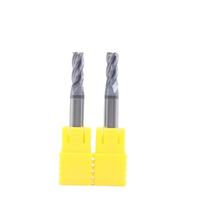 Bom preço Fresa de topo quadrada de carboneto de 4 canais com revestimento nano preto AITiN de 5 mm de diâmetro 5*13*5*50 para aço e ferro fundido em linha
