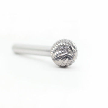 Bom preço 19mm Cut Dia D-Ball Shape Carbide Burrs com 8mm Shank Dia Double Cut Carbide Files Rotary em linha