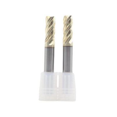 Bom preço 10 mm 4 flautas Moinhos de extremos quadrados para aços inoxidáveis, ligas de titânio, aços tratados termicamente e aços de solda em linha
