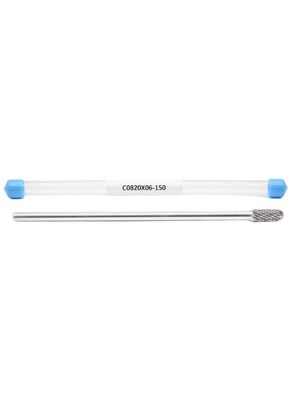 Bom preço C0820-150mm Borras de carburo de tungstênio de 6 mm estendidas Borras de carburo de duplo corte padrão em linha