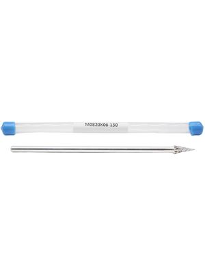 Bom preço M0820-150mm Rebarbas de metal duro de haste de 6mm estendida Rebarbas de metal duro de corte duplo padrão em linha