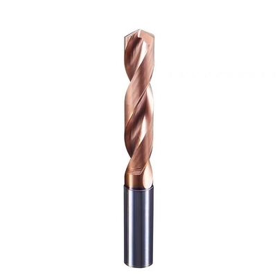 Bom preço HRC55 Solid Carbide Drill Bit 3D Tungsténio Carbide Twist Drills para Metal revestido com TiSiN em linha